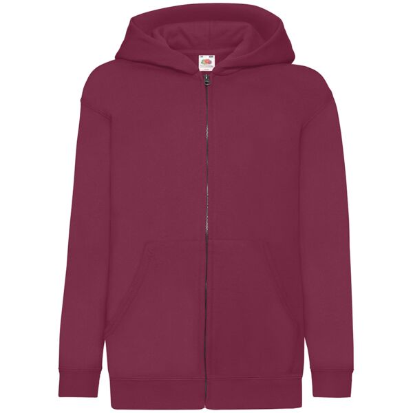 Fruit of the Loom Kids Classic Zip Hooded Sweatshirt Thumbnail