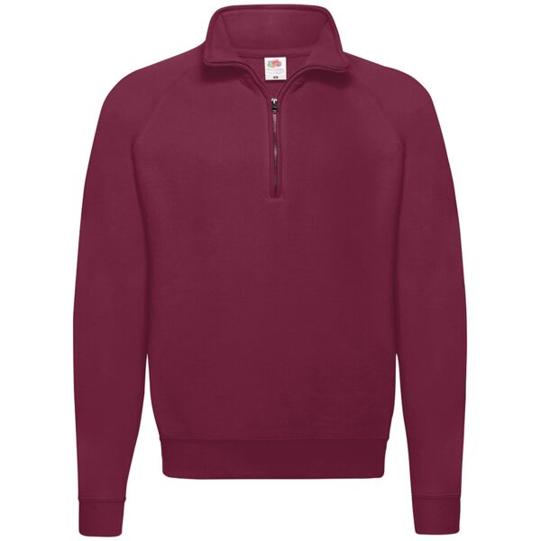 Fruit of the Loom Classic Zip Neck Sweatshirt Thumbnail