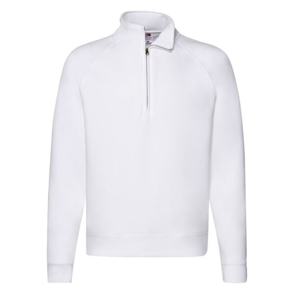 Fruit of the Loom Premium Zip Neck Sweatshirt Thumbnail