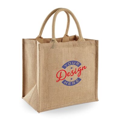 Westford Mill Westford Mill Jute Midi Tote W413 Westford Mill Jute Midi Tote Thumbnail