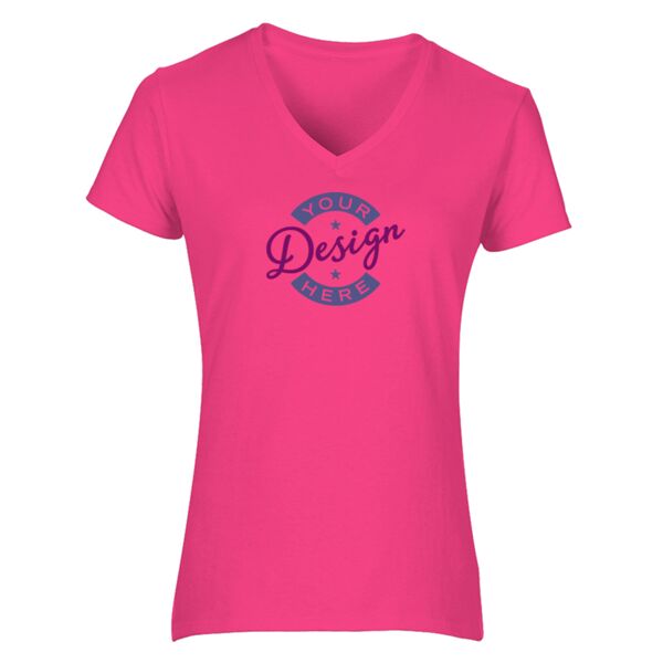 - EXPRESS - SAME DAY DISPATCH - Ladies Classic V Neck T shirt - Order by 11am Mon to Fri Thumbnail