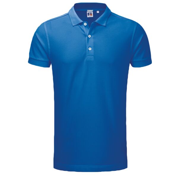 Russell Stretch Piqué Polo Shirt Thumbnail