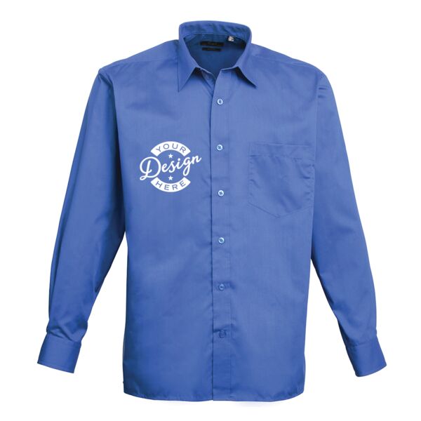 Premier Long Sleeve Poplin Shirt Thumbnail