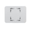 Mousemat White Rubber Base 240x190x6mm Thumbnail